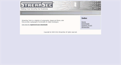 Desktop Screenshot of docs.streamsec.net